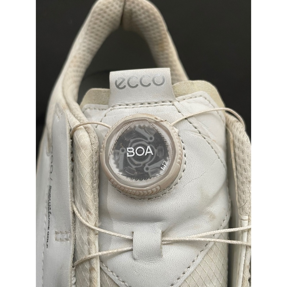 ECCO BIOM H4 Golf Shoes Mens 12-12.5 White BOA GORE-TEX Spikeless 108504-58336 - Picture 4 of 11